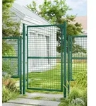 SONGMICS Gartentor Gartent&uuml;r Zaunt&uuml;r Zauntor Gartenzaun, verzinkter Stahl,