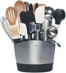 OXO Good Grips Zubeh&ouml;raufbewahrungsst&auml;nder, Utensilienhalter, Edelstahl