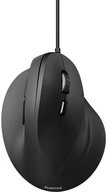 Hama Ergonomische vertikale Maus f&uuml;r PC Laptop, mit Kabel, 1,8 m, Schwarz