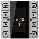 JUNG Elektroauto-Ladestation Jung KNX Raumcontroller-Modul LS 5192 KRM TS D