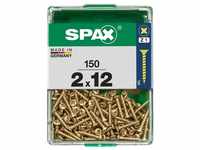 Spax International Spax 2x12 Pozi gelb 150 St. (4081020200122)