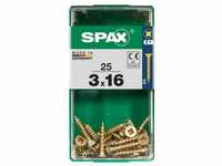 Spax International Spax 3x16 Pozi gelb 25 St. (4081020300161)