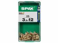 Spax 3,5x12 Pozi gelb 25 St. (4081020350121)