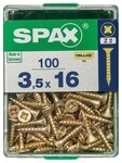 SPAX Holzbauschraube Spax Universalschrauben 3.5 x 16 mm PZ 2 Senkkopf