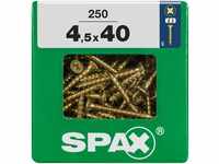 Spax International Spax 4,5x40 Pozi gelb 250 St. (4081020450408)