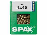 SPAX Holzbauschraube Spax Universalschrauben 4.5 x 40 mm PZ 2 Senkkopf