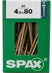 SPAX Holzbauschraube Spax Universalschrauben 4.5 x 80 mm PZ 2 - 50 Stk.