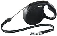 flexi Hundeleine Hundeleine New Classic 8 m Schwarz Gr&ouml;&szlig;e M, (Packung)