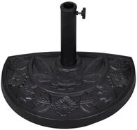 vidaXL Schirmhalter Sonnenschirmst&auml;nder halbrund Schirmfuss St&auml;nder, 1 tlg.