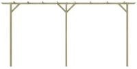 vidaXL Pergola, Gartenpergola 410x40x203 cm Holz