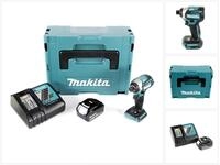 Makita Akku-Schlagschrauber DTD 154 RT1J Akku Schlagschrauber 18V 1/4" 175Nm