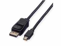 VALUE DisplayPort Kabel, DP ST - Mini DP ST Audio- & Video-Kabel, DisplayPort