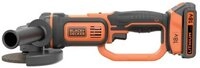 Black + Decker Winkelschleifer Black & Decker BCG720N-XJ Akku-Winkelschleifer...