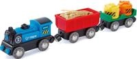Hape Spielzeug-Eisenbahn G&uuml;terzug mit Batterieantrieb