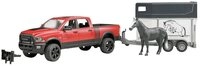 Bruder&reg; Spielzeug-Auto bruder RAM 2500 Power Wagon mit Pferdeanh&auml;nger