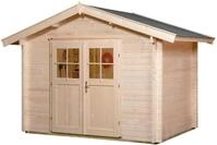 weka Gartenhaus Premium45, Gr.2, natur, BxT: 380x284 cm