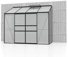 Vitavia Gew&auml;chshaus Ida 3300 HKP 4mm Schwarz Alu mit 1 Fenster