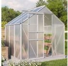 Vitavia Gew&auml;chshaus Luna 3800, BxTxH: 195 x 195 x 197 cm, 4 mm Wandst&auml;rke, Set,