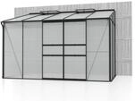 Vitavia Gew&auml;chshaus Ida 6500 HKP 6mm Schwarz Alu mit 2 Fenster