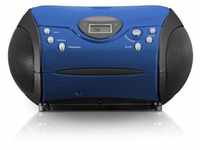Lenco SCD-24 Blue/Black CD-Player (HD-Auflösung, FM, tragbares
