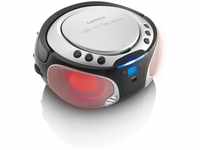 Lenco SCD-550SI UKW-Radio (FM, 5 W, CD/MP3-Player mit Lichteffekten, Bluetooth...