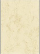 Sigel Designpapier Sigel DP191 Motivpapier Marmor DIN A4 200 g/m&sup2; Beige 25 Blatt