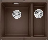 Blanco Granitsp&uuml;le SUBLINE 340/160-U, rechteckig braun