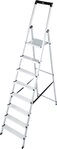 KRAUSE Stehleiter Solidy, Aluminium, 1x8 Stufen, Arbeitsh&ouml;he ca. 370 cm