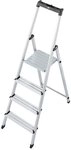 KRAUSE Stehleiter Solidy, Aluminium, 1x4 Stufen, Arbeitsh&ouml;he ca. 284 cm