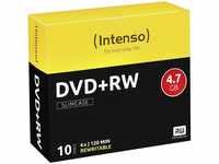 Intenso DVD-Rohling DVD+RW 4.7GB 4x 10er Slimcase, Wiederbeschreibbar