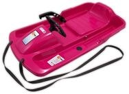 KHW Lenkschlitten Lenkbob Snow Fox, Pink, Made in Germany, ergonomisches Design,