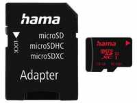Hama microSDHC 16GB UHS Speed Class 3 UHS-I 80MB/s + Adapter/Foto Speicherkarte...