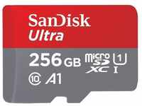 Sandisk MICROSDXC ULTRA Speicherkarte (256 GB, Class 10, UHS-I, U1, A1, 100 MB/s