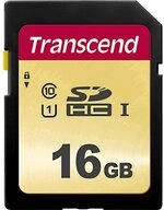 Transcend SDHC-Karte 16GB Class 10 UHS-I TS16GSDC500S Speicherkarte