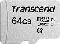 Transcend microSDXC-Karte 64GB Class 10, UHS-I TS64GUSD300S Speicherkarte