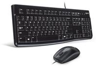 Logitech LOGITECH USB-Tastatur- und Maus-Set MK120, schwarz Tastatur