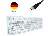 Logitech LOGITECH for Business Keyboard K120 white (DE) USB-Tastatur