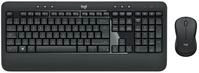 Logitech Funk Tastatur und Maus-Set, Handballenauflage, QWERTZ 920-008675...