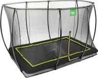 EXIT Gartentrampolin Silhouette Ground, mit Sicherheitsnetz