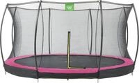 EXIT Gartentrampolin Silhouette Ground, &Oslash; 427 cm, mit Sicherheitsnetz