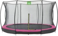EXIT Gartentrampolin Silhouette Ground, &Oslash; 366 cm, mit Sicherheitsnetz