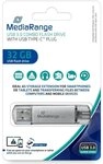 Mediarange Mediarange USB Stick 32GB Speicherstick Combo silber Typ C USB 3.0