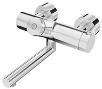 Schell Waschtischarmatur Vitus Aufputz Thermostat Selbstschluss m. Ventil zur