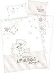 Baby Best Babybettw&auml;sche Kleiner Lieblingsmensch, Flanell, mit B&auml;rchen Motiv und