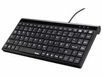 Hama Slimline Mini-Keyboard SL720", Schwarz PC-Tastatur"