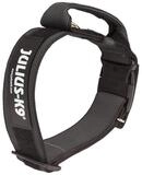 Julius-K9 Hunde-Halsband Halsband mit Griff schwarz/grau