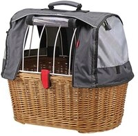 KlickFix Fahrradtasche Korbklip Tasche Doggy Basket mit Wetterschutz Packtaschen