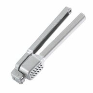 WESTMARK Knoblauchpresse Retro-Verpackung, Aluminium, 15,2 x 2,5 x 3,1 cm, Biopress,