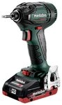 metabo Akku-Schlagschrauber SSD 18 LTX 200 BL, 2900 U/min, 200 Nm, 2 x 4 Ah...