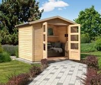 Karibu Gartenhaus Karibu Gartenhaus Amberg, 19 mm, 272 x 282 cm, Typ 4, natur